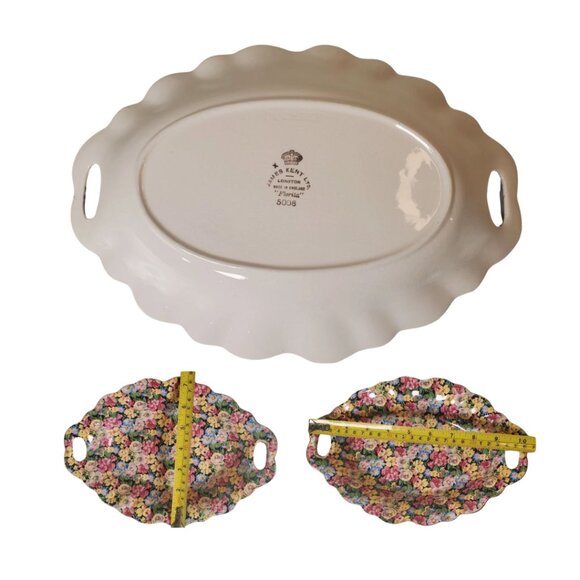 Vintage Staffordshire Old Foley “Florita” Chintz Pottery – James Kent England - Picture 4 of 10